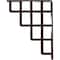 Ekena Millwork Diane Wrought Iron Bracket, (Single center brace), Antiqued Copper 1 1/2"W x 7 1/2"D x 10"H BKTM01X07X10SDIACO - alternate 4